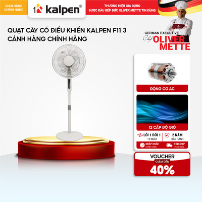 Quạt cây có điều khiển KALPEN F11 3 cánh hàng chính hãng