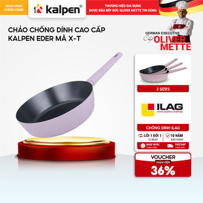 Chảo chống dính ILAG KALPEN EDER T-X size 20-24-26-28cm hàng chính hãng