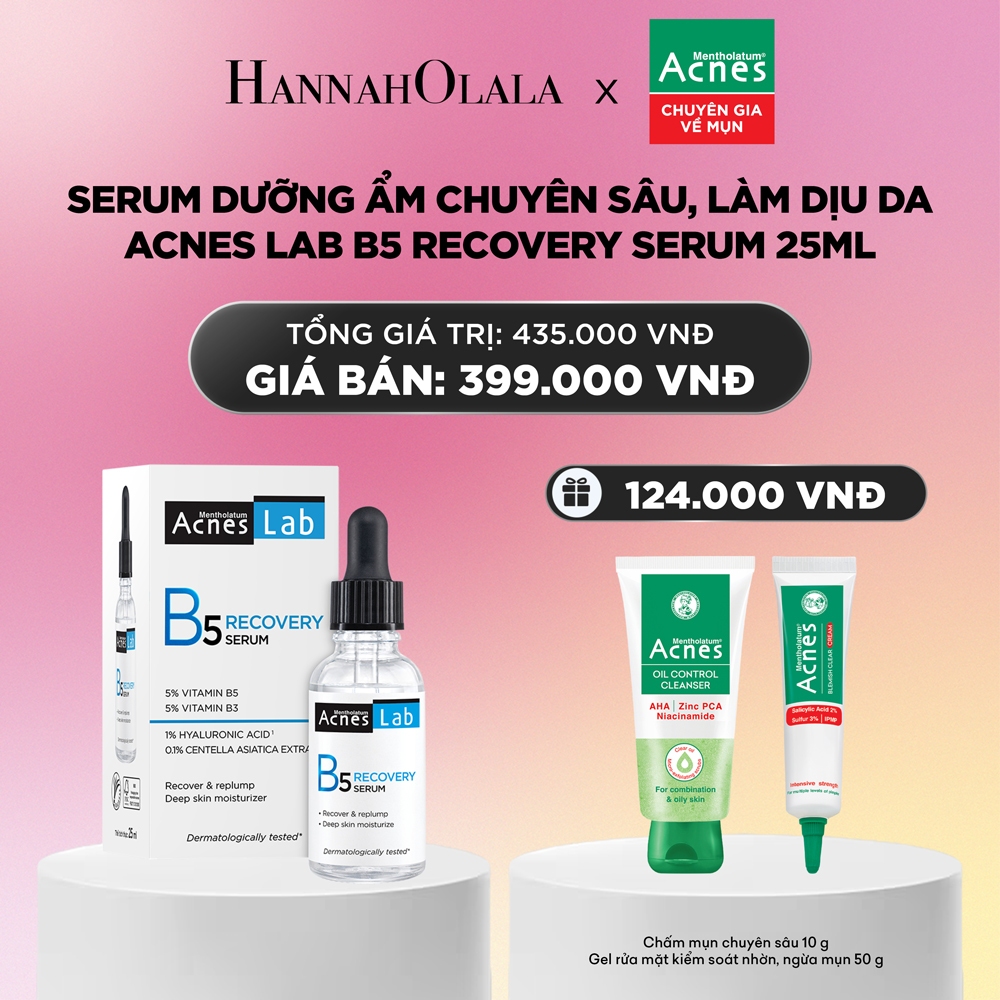 [KOL LIVE] Serum dưỡng ẩm chuyên sâu, làm dịu da Acnes Lab B5 Recovery Serum 25ml
