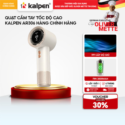 Quạt cầm tay tốc độ cao KALPEN AR306 hàng chính hãng
