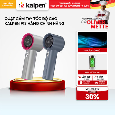 Quạt cầm tay tốc độ cao KALPEN F13 hàng chính hãng