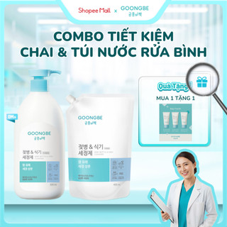 [DEAL SỐC] Combo 2 Nước Rửa Bình Sữa Goongbe Kháng Khuẩn & An Toàn Cho Bé Sơ Sinh