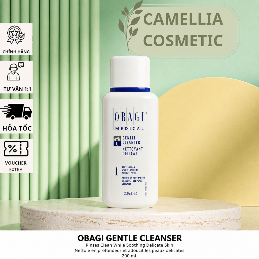 [ĐẠI LÝ CHÍNH HÃNG] Sữa Rửa Mặt Obagi Gentle Cleanser Số 1 200ml Làm Sạch Da