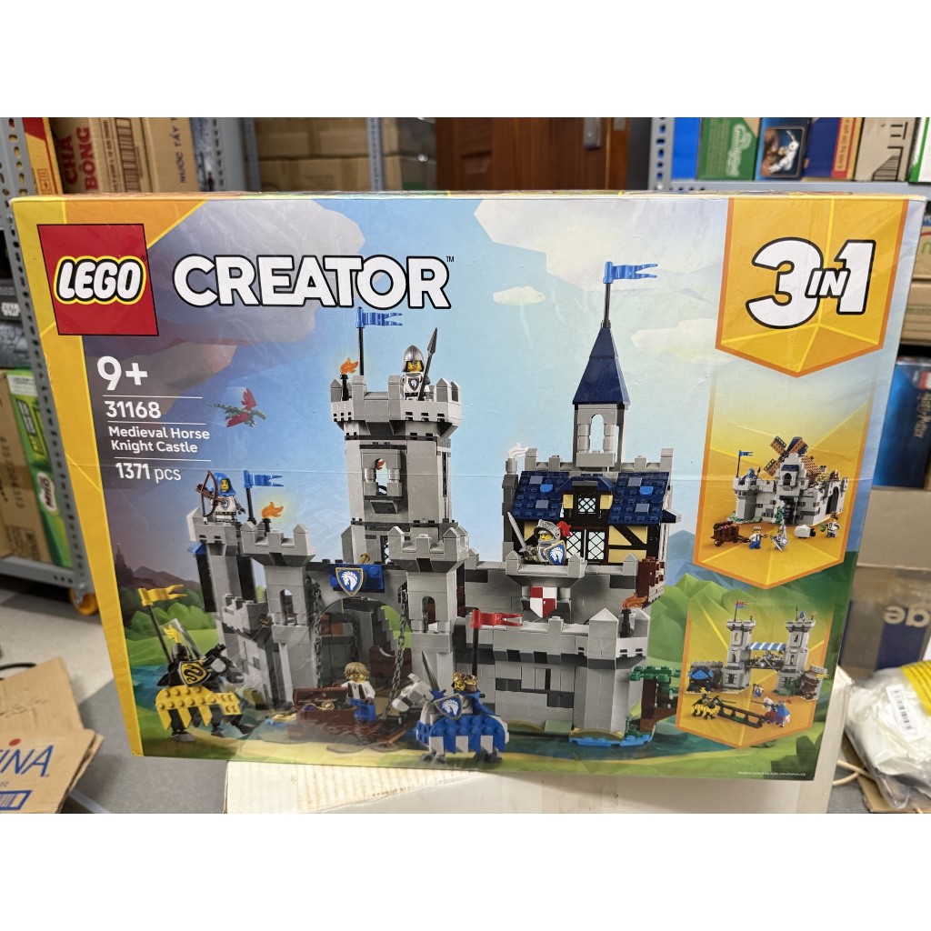 MÔ HÌNH LEGO 31168 - Creator - Medieval Horse Knight Castle [CHÍNH HÃNG]