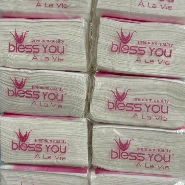 COMBO 6 GÓI Khăn Napkin Bless You Alavie 33x33