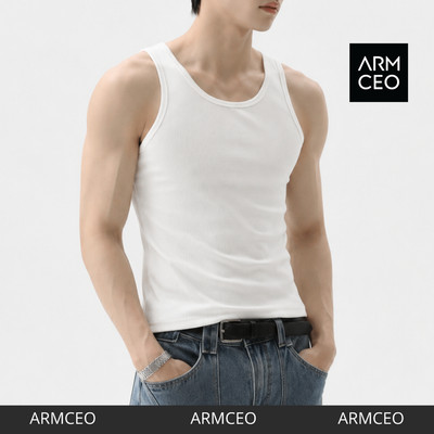 Áo ba lỗ ARMCEO Benten chất liệu cotton thun gân khỏe khoắn, thoáng mát. ôm body -ART13