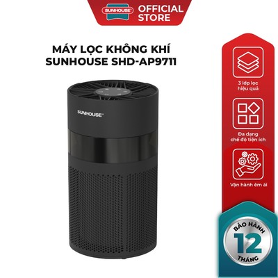 [HOT] Máy lọc không khí Sunhouse SHD-AP9711 - 3 lớp lọc hiệu quả - Đa dạng chế độ tiện ích - Tích hợp khóa an toàn