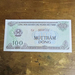 Tiền xưa Việt Nam: 100 đồng 1991. Mới cứng, seri lớn.