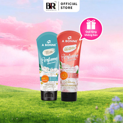 [QUÀ TẶNG] Kem Dưỡng Thể Trắng Da, Chống Nắng Hương Nước Hoa A Bonne' AA Arbutin SPF30+ Nâng Tone 200g