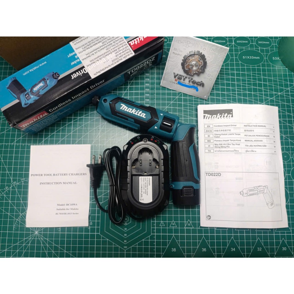 CHÍNH HÃNG MAKITA - VÍT GẬP TD022D FULL BOX MỚI 100% BẢO HÀNH CHÍNH HÃNG 1 NĂM
