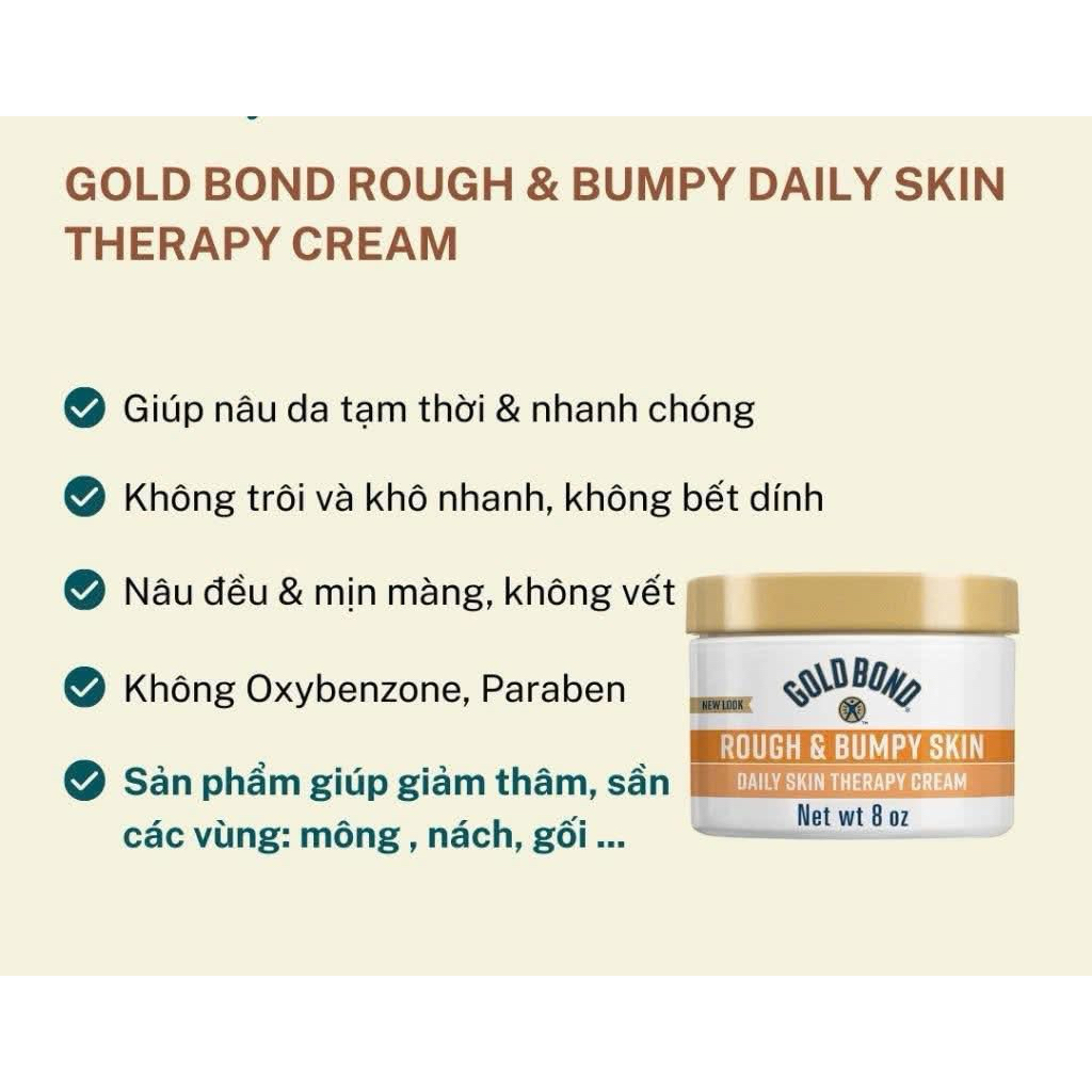 Kem Dưỡng Gold Bond Rough & Bumpy Skin 228g