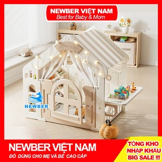 Lều cho bé Newber Lego cao cấp, Nhà lều khung nhựa phong cách Hàn Quốc