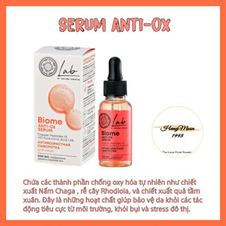 Serum Natura Siberica Lab ANTI-OX giúp dưỡng ẩm đa tầng, làm dịu da và chống oxy hoá