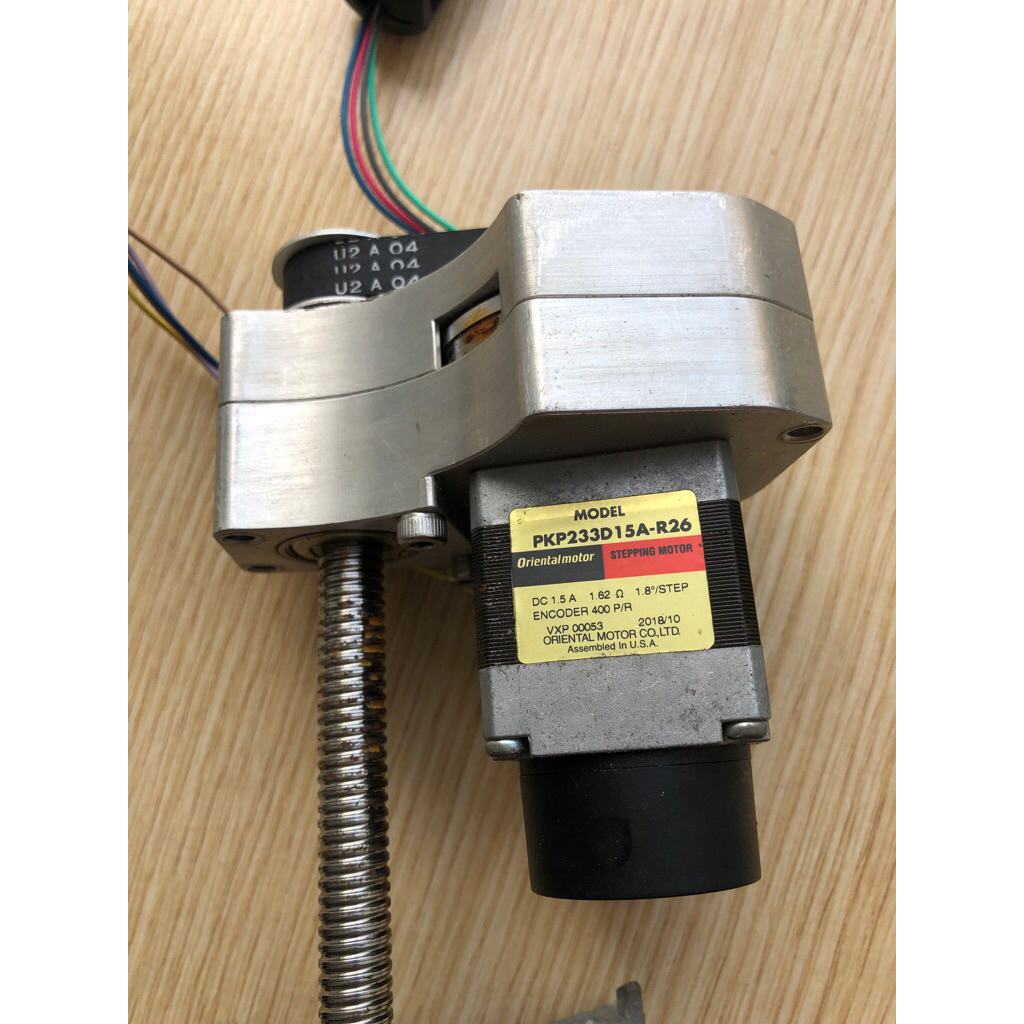 Bộ truyền động step motor và encoder +vitme.