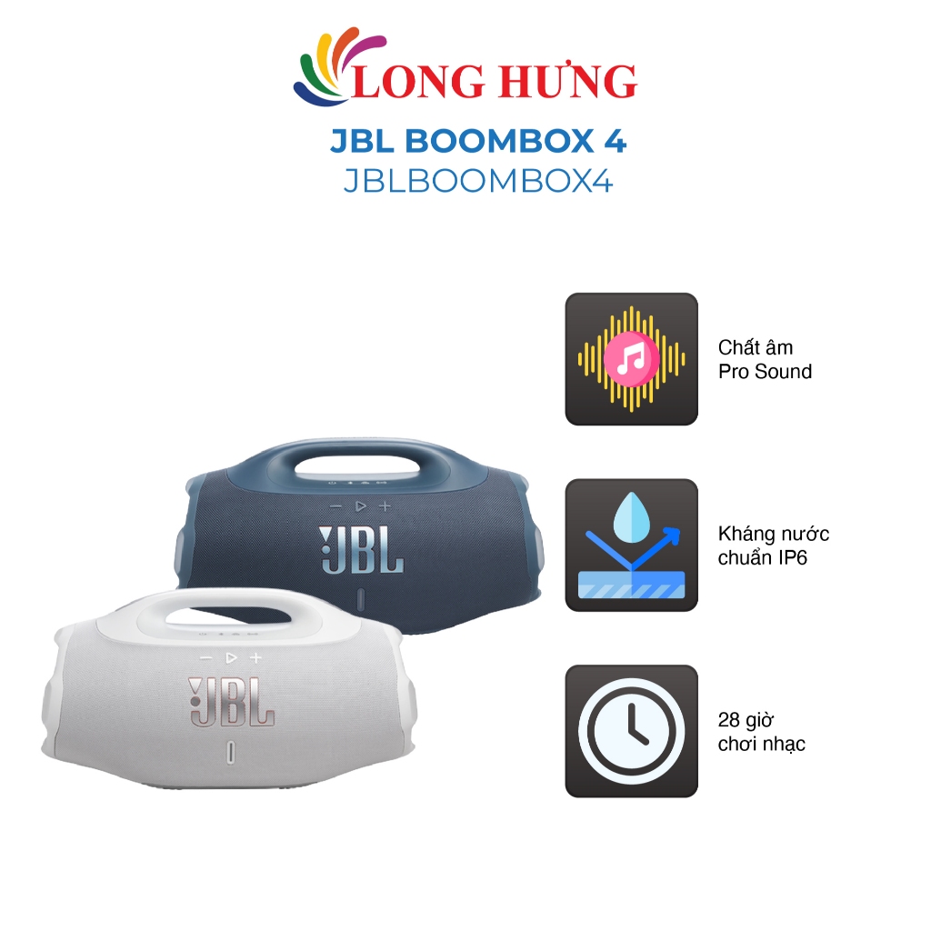 Loa Bluetooth JBL Boombox 4 JBLBOOMBOX4 - Hàng chính hãng