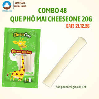 Combo 48 Phô Mai Que Tươi CheeseOne nhập khẩu Litva 20g Date 21.12.2026