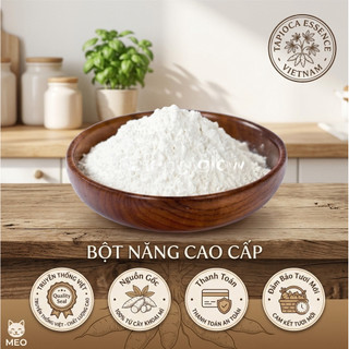 Bột Năng Nguyên Chất 1kg – Loại Rời Đóng Túi, Làm Bánh Ngon Dẻo Chuẩn Quê