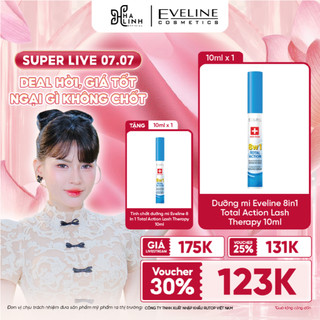 [VHL X EVELINE COSMETICS] Mua 1 Dưỡng mi Eveline 8in1 Total Action Lash Therapy 10ml Tặng 1 dưỡng mi Eveline 8in1 10ml