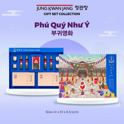 PHÚ QUÝ NHƯ Ý | Hộp Quà Tặng Hồng Sâm Cao Cấp KGC Jung Kwan Jang