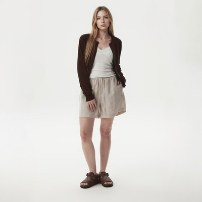 Quần WHO.A.U Linen Shorts (F)_WHTHG2533F