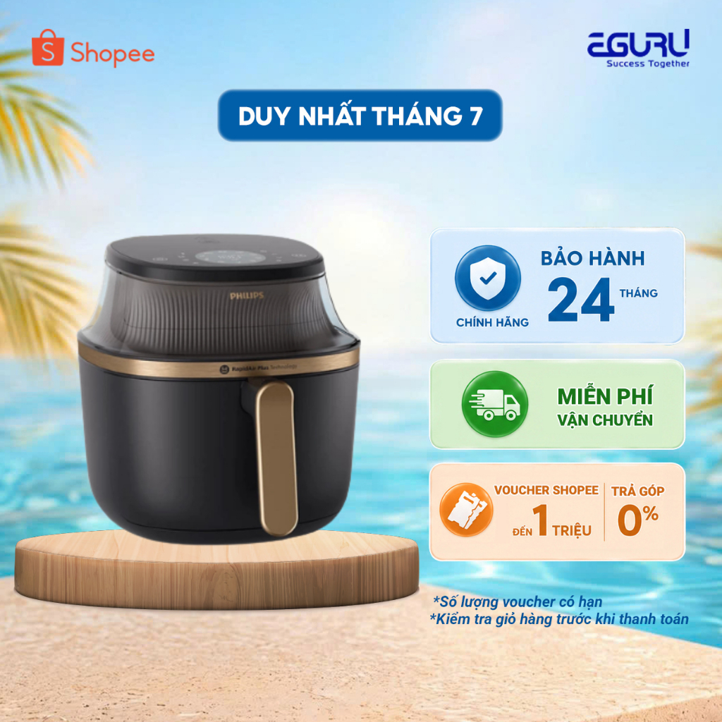 Nồi chiên không dầu Philips Series 3000 NA332 / NA342 - Hàng Chính Hãng - Bảo Hành 24 Tháng