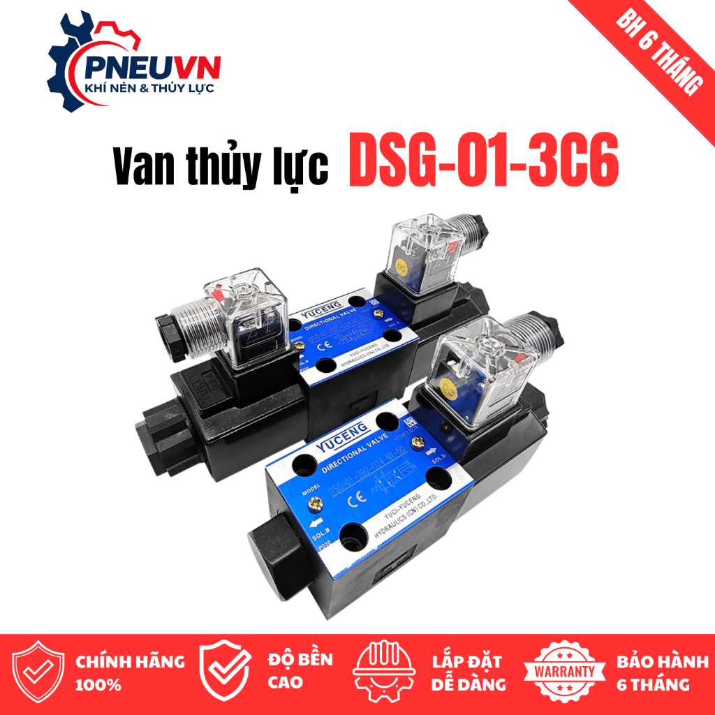 Van thủy lực DSG-01-3C2/DSG-01-3C3/DSG-01-3C4/DSG-01-3C6/DSG-03-3C3/DSG-03-3C4/DSG-03-3C6 điện áp 24
