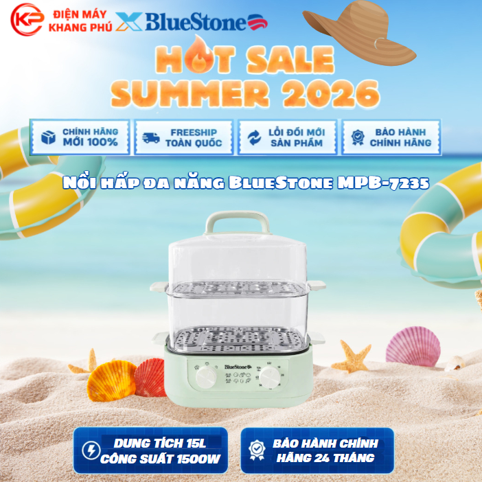 Nồi hấp đa năng BlueStone MPB-7235