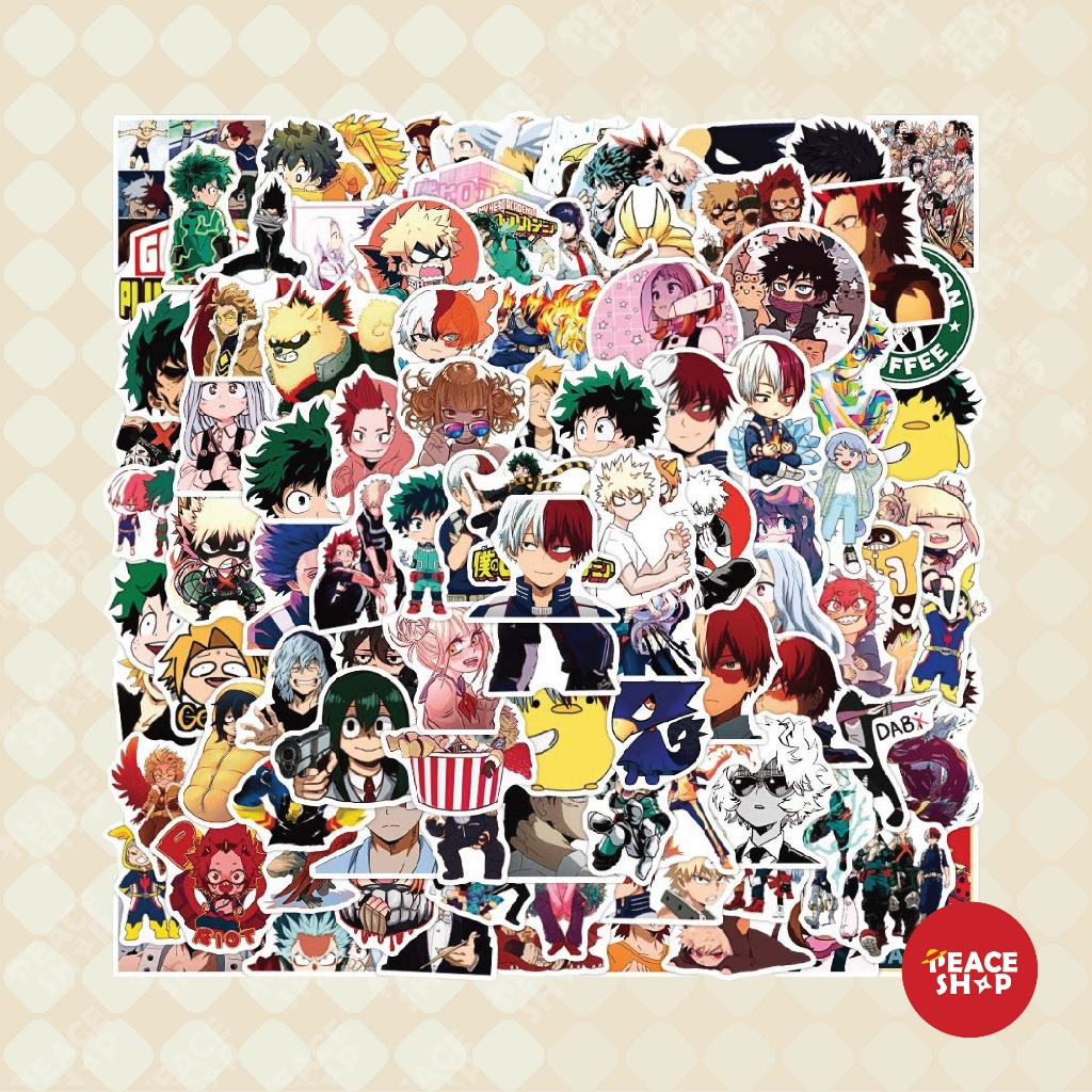Sticker Anime Manga Boku no Hero Academia - My Hero Academia Cán Lấp Lánh ST28