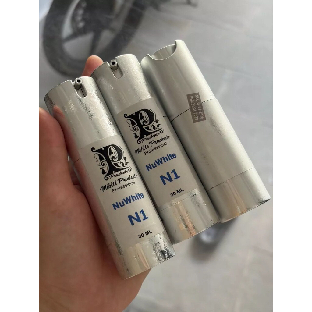 CHIẾT Kem Làm Hồng Nhũ Hoa - Mibiti Prudente Nuwhite N1 5ml, 10ml, 15ml, 30ml- Hàng chiết