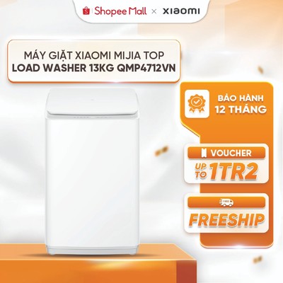 Máy giặt cửa trên Xiaomi Mijia Top Load Washer 13kg QMP4712VN - Tỷ lệ loại bỏ mạt bụi 100% - Bảo hành 24 Tháng