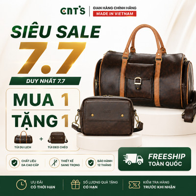MUA 1 TẶNG 1 | Túi Du Lịch TX20 CNT'S - Tặng Túi Đeo Chéo TĐX72 Cao Cấp | Ưu Đãi Giới Hạn