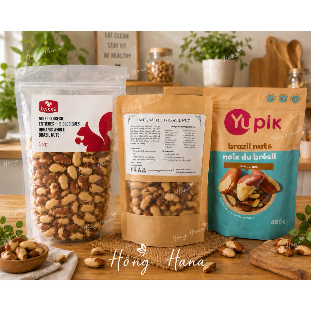 BRAZIL NUTS ORGANIC - hạt quả hạch hữu cơ-Canada - gói 340 gram, 680 gram và gói 1kg date 03/27