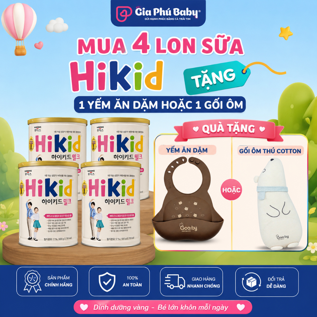 (DATE MỚI CHÍNH HÃNG )Sữa Hikid Dê và Vani  Hàn Quốc ( TEM PHỤ PHƯƠNG LINH )