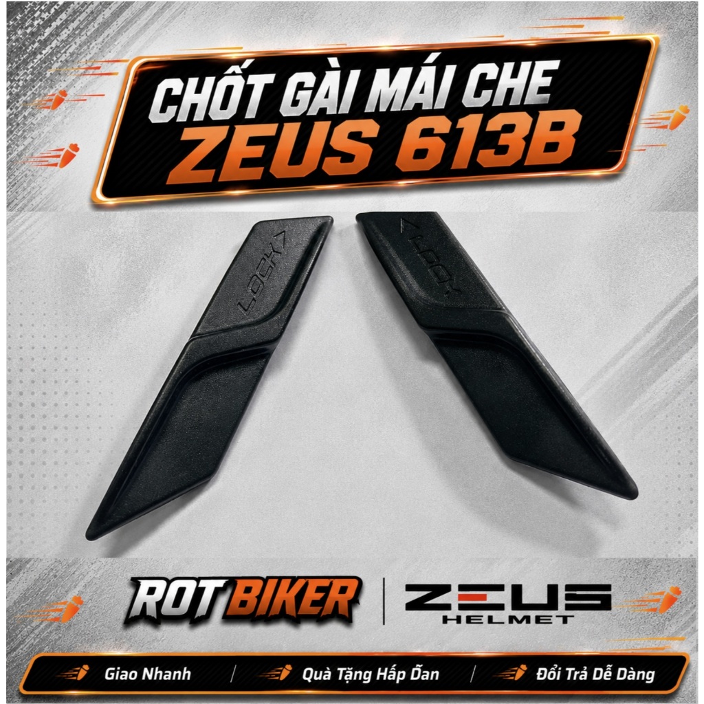 (Hoả tốc) Phụ Kiện Chốt Gài Mái Che zeus 613b /Pad Kính Zeus 613b/205