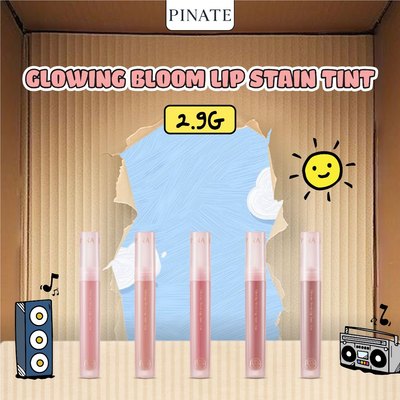 Son Tint Bóng Dưỡng Môi Pinate Glowing Bloom Lip Stain Tint 2.9G
