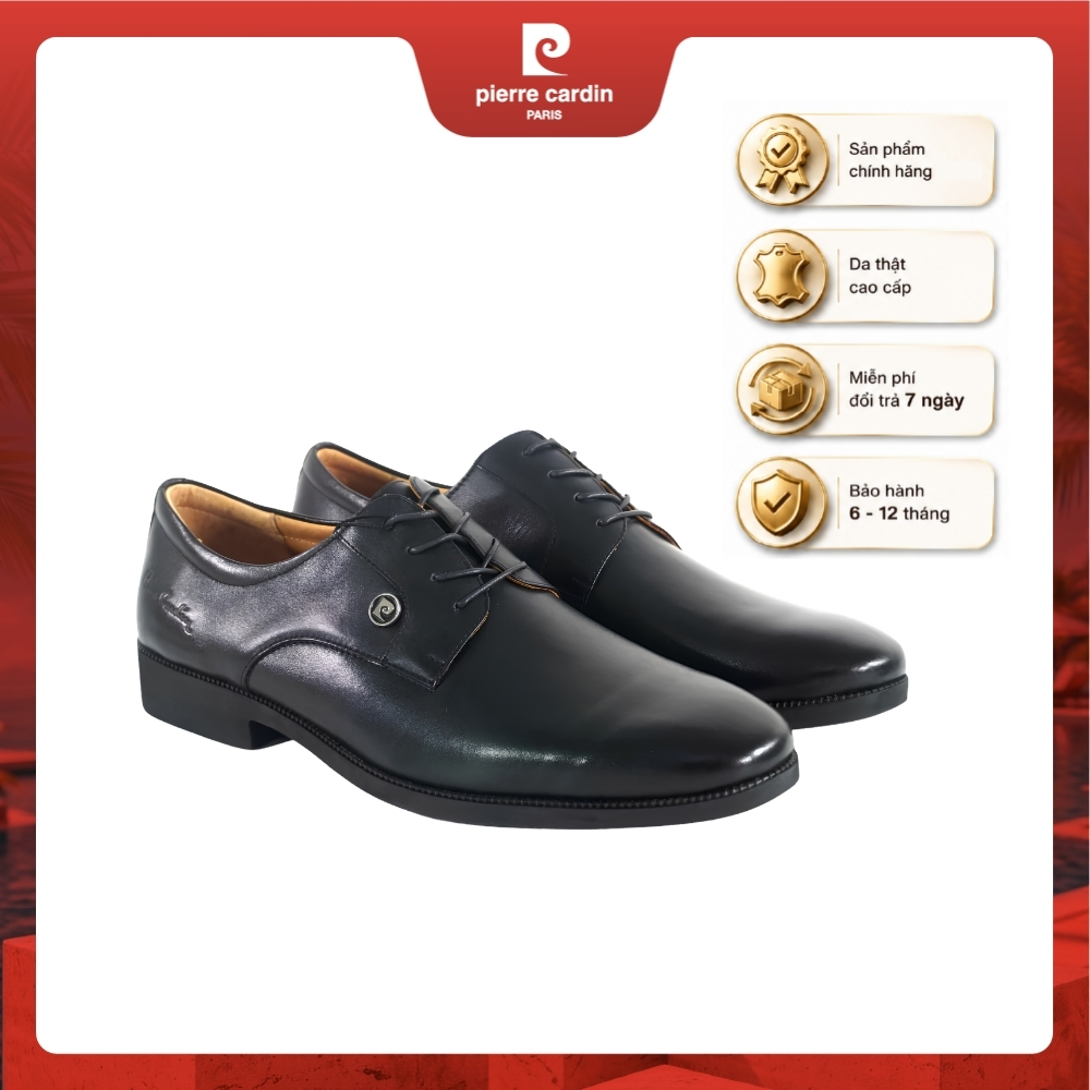 Giày tây nam Pierre Cardin derby da bò mã 766
