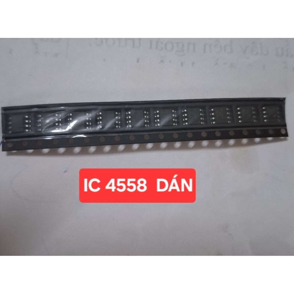 Combo 10 Con (IC 4558 DÁN ) Loại Tốt chất lượng.  độ Bền cao