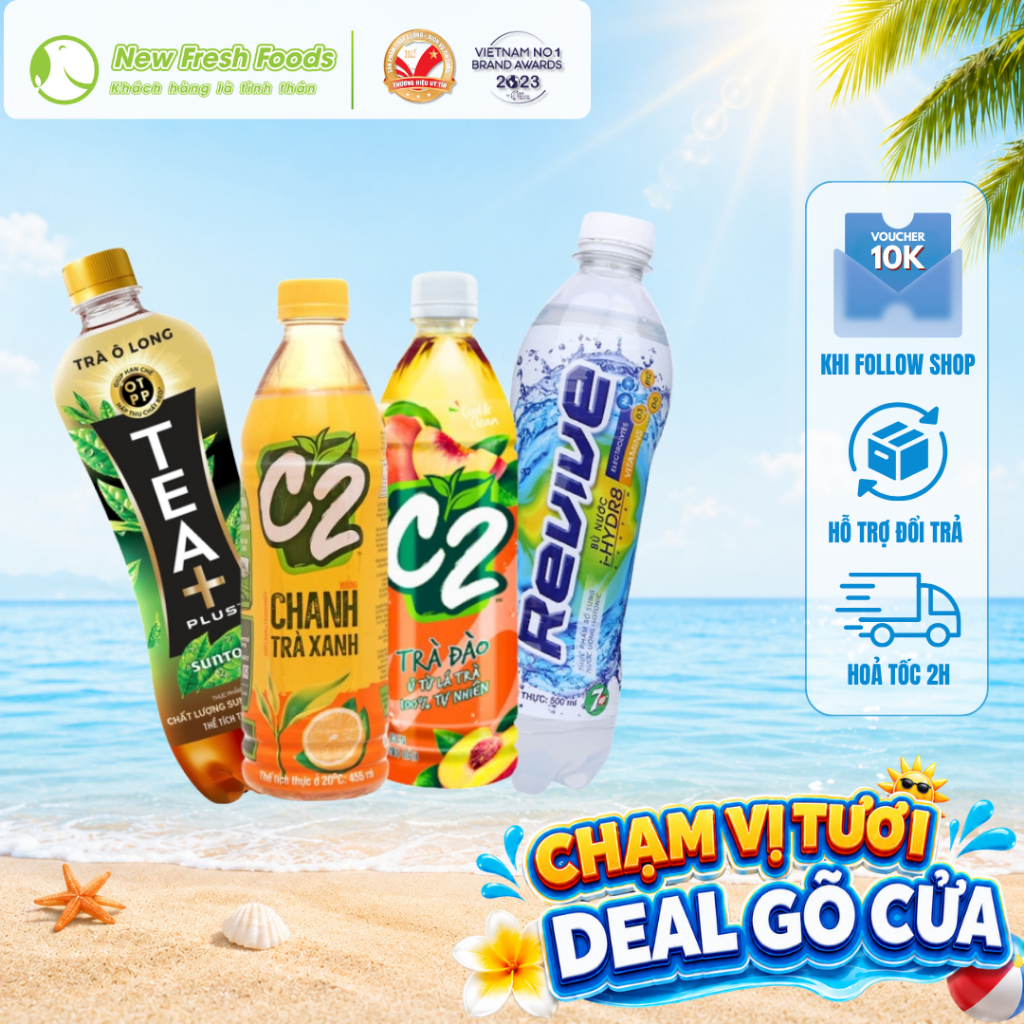 [QUÀ TẶNG] TRÀ Ô LONG TEA PLUS, C2 VỊ ĐÀO, C2 TRÀ XANH HƯƠNG CHANH, REVIVE MUỐI KHOÁNG