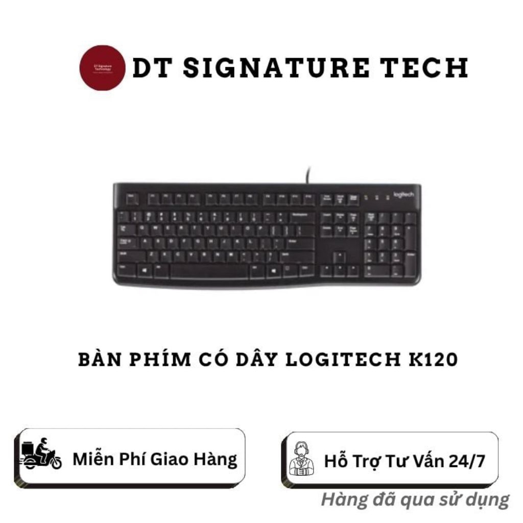 Bàn phím có dây Logitech K120