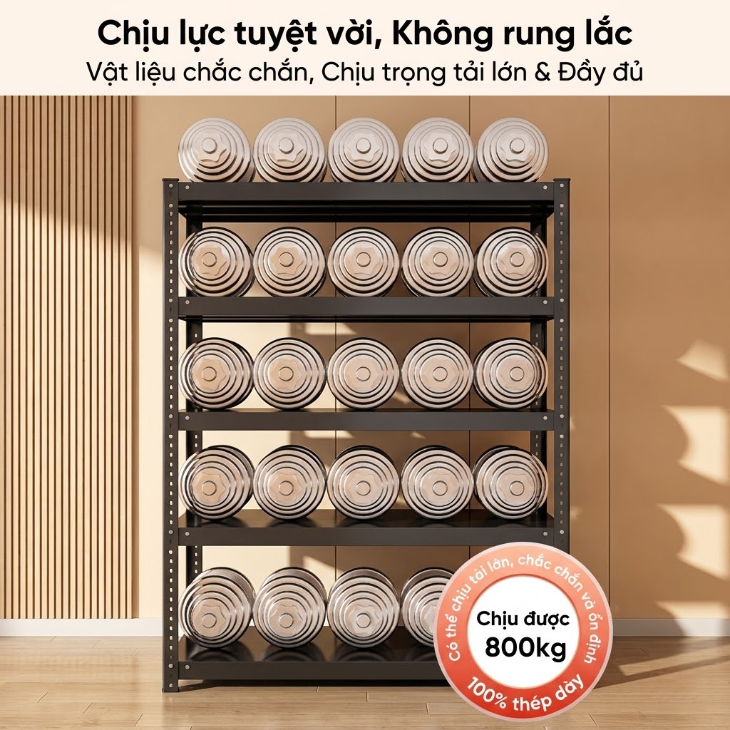 Bali Kệ Sắt V Lỗ Kệ Hàng Chịu Tải 800kg Kệ Đa Năng Điều Chỉnh Chiều Cao Khung Thép Công Nghiệp | BigBuy360 - bigbuy360.vn