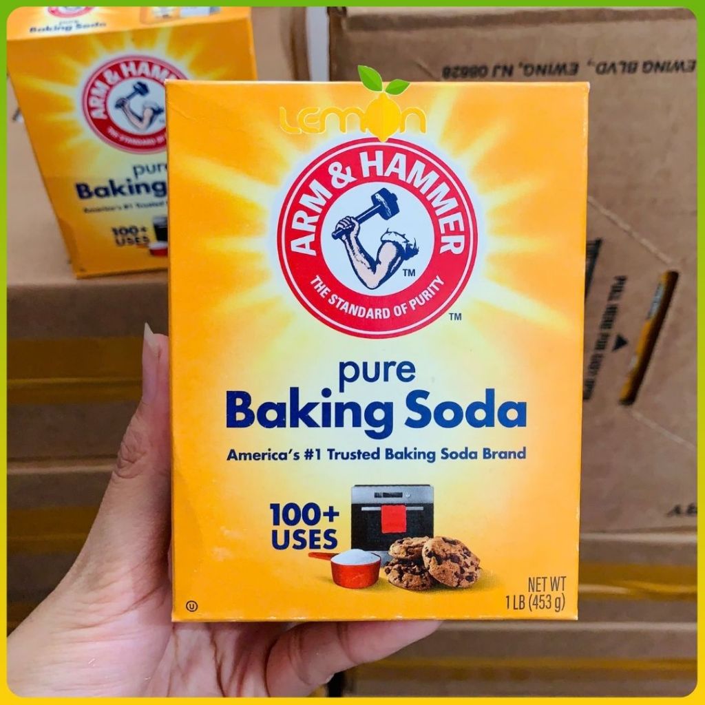 [HỘP 453G] Baking Soda của Mỹ - Bột pure baking soda làm bánh, tẩy trắng