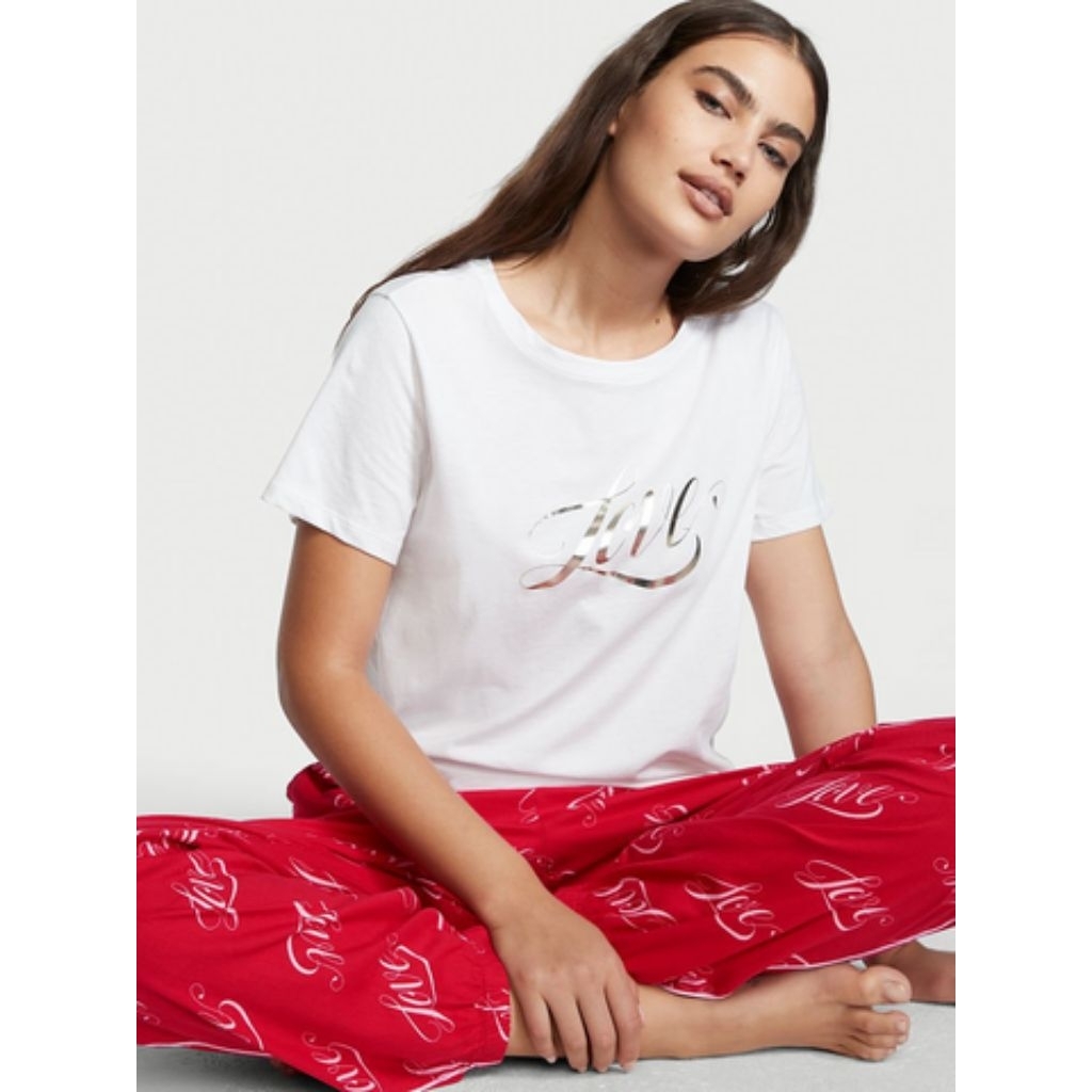 Victoria's Secret pyjama, đồ ngủ set dài sz XS, auth chính hãng