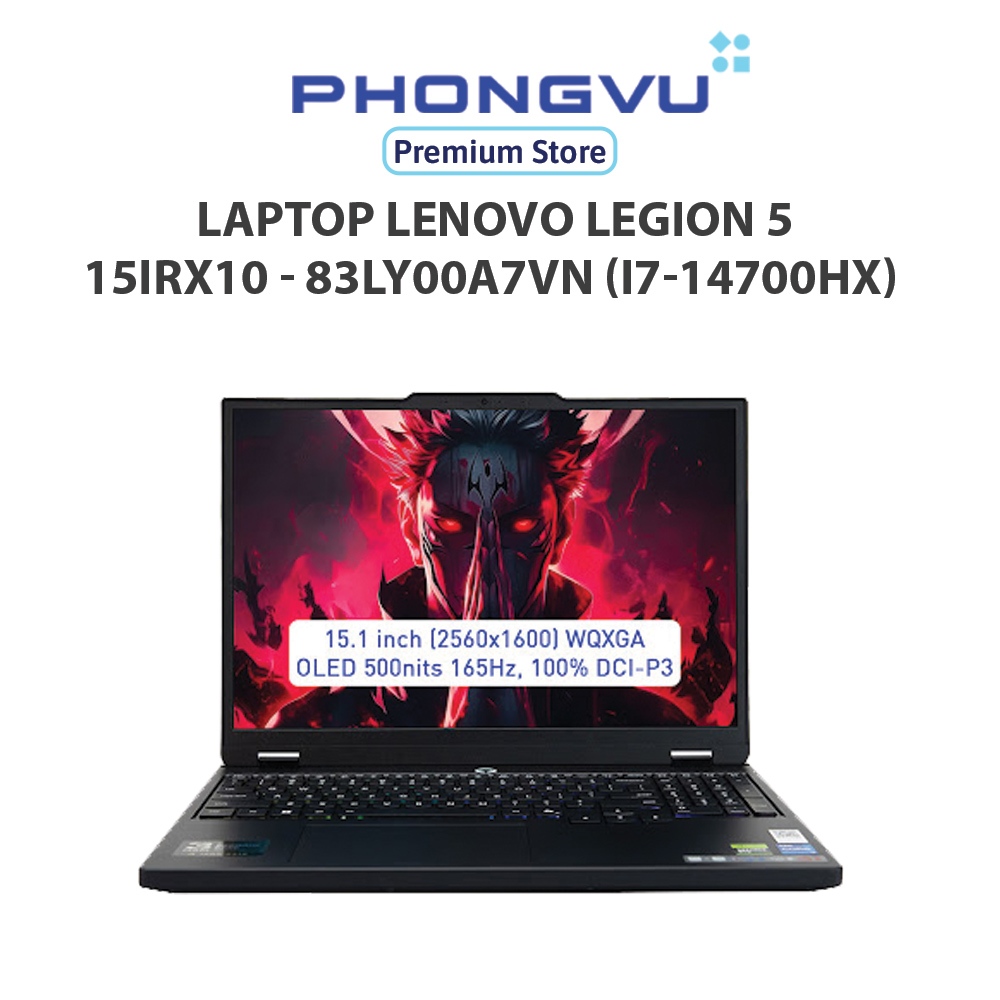 Laptop Gaming Lenovo Legion 5 15IRX10 - 83LY00A7VN (i7-14700HX) (Đen) - Bảo hành 36 tháng