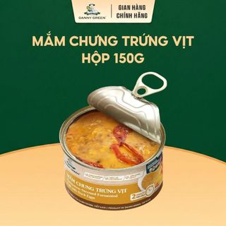 Mắm Chưng Trứng Vịt Ăn Liền DannyGreen 150g | Mắm Cá Linh, Cá Sặc Kết Hợp cùng Trứng Vịt Không Chất Bảo Quản