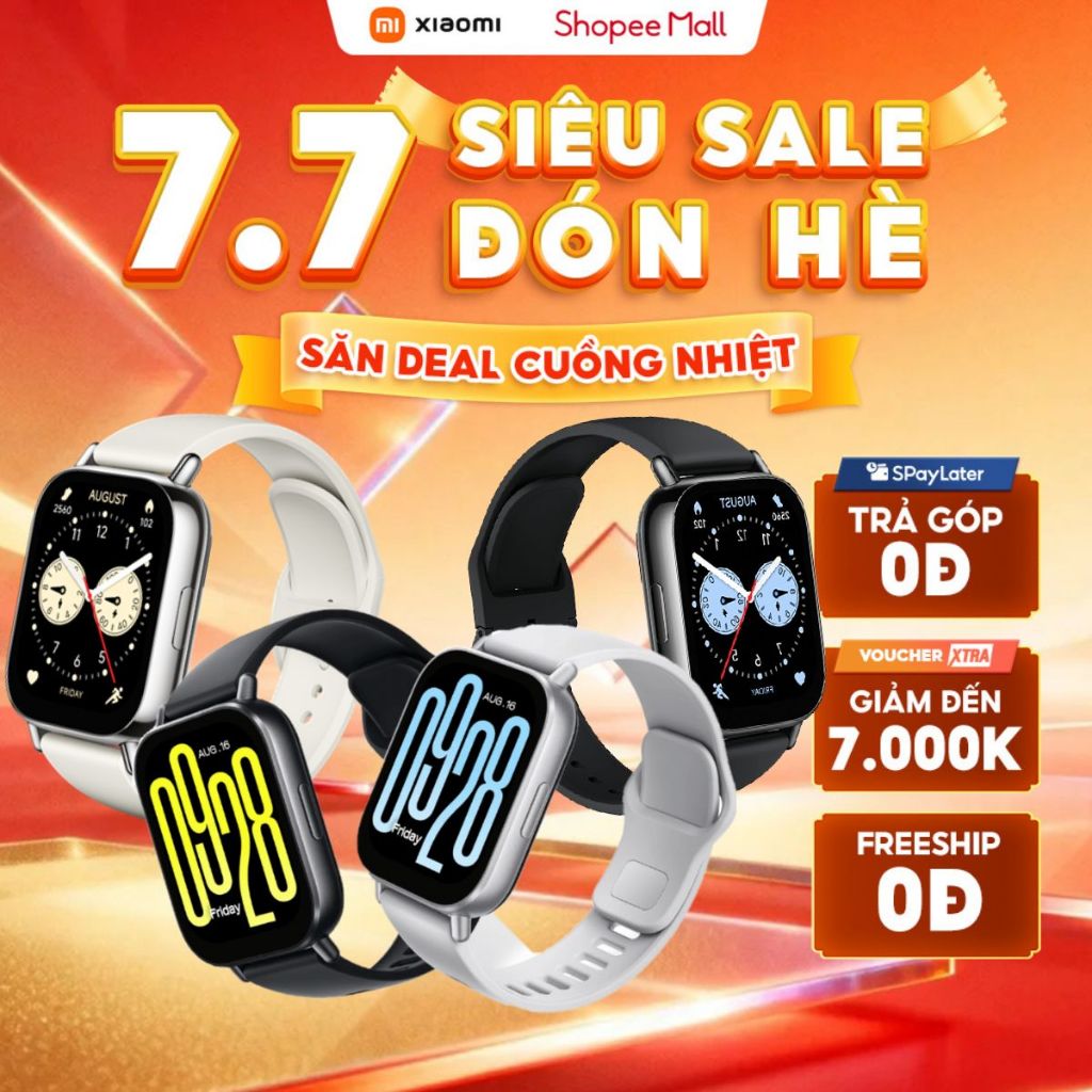 Đồng Hồ Thông Minh Xiaomi Redmi Watch 5 ACTIVE / Watch 5 LITE | Nghe Gọi Bluetooth | Chống Nước | Bảo Hành 12 Tháng