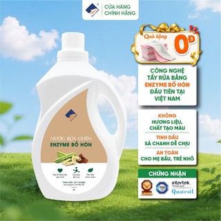 Nước rửa chén hữu cơ bồ hòn ecocare 2l chiết xuất từ bồ hòn lên men và tinh dầu tự nhiên