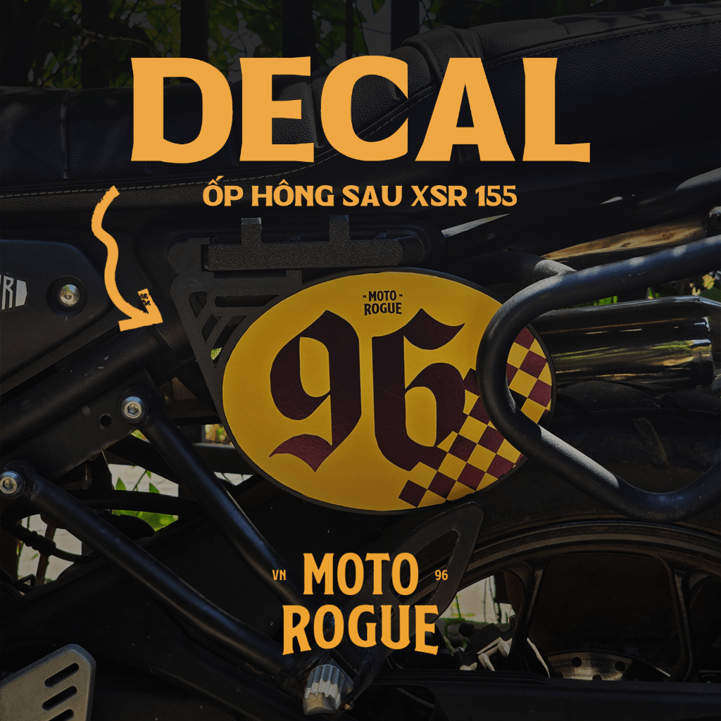 Decal ốp hông sau XSR 155 MotorRogue