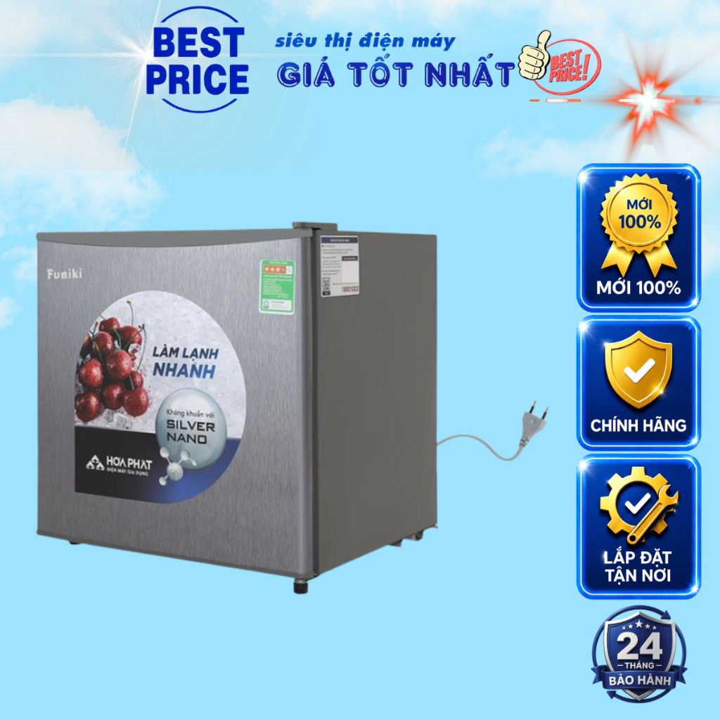 Tủ lạnh Mini 46 Lít Funiki FR-51DSU bảo hành 24 tháng