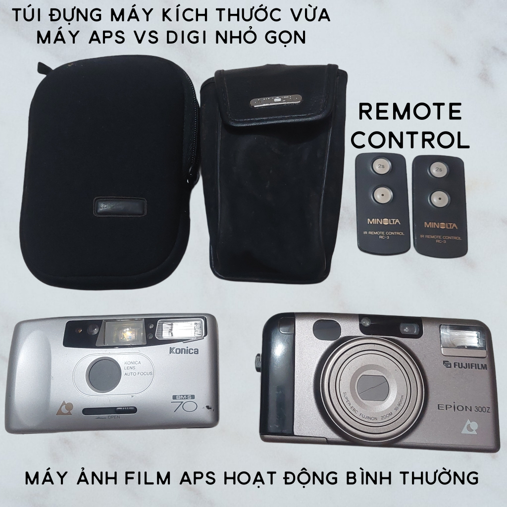 Máy Ảnh Film APS 24MM + Túi đựng máy + Remote giá rẻ