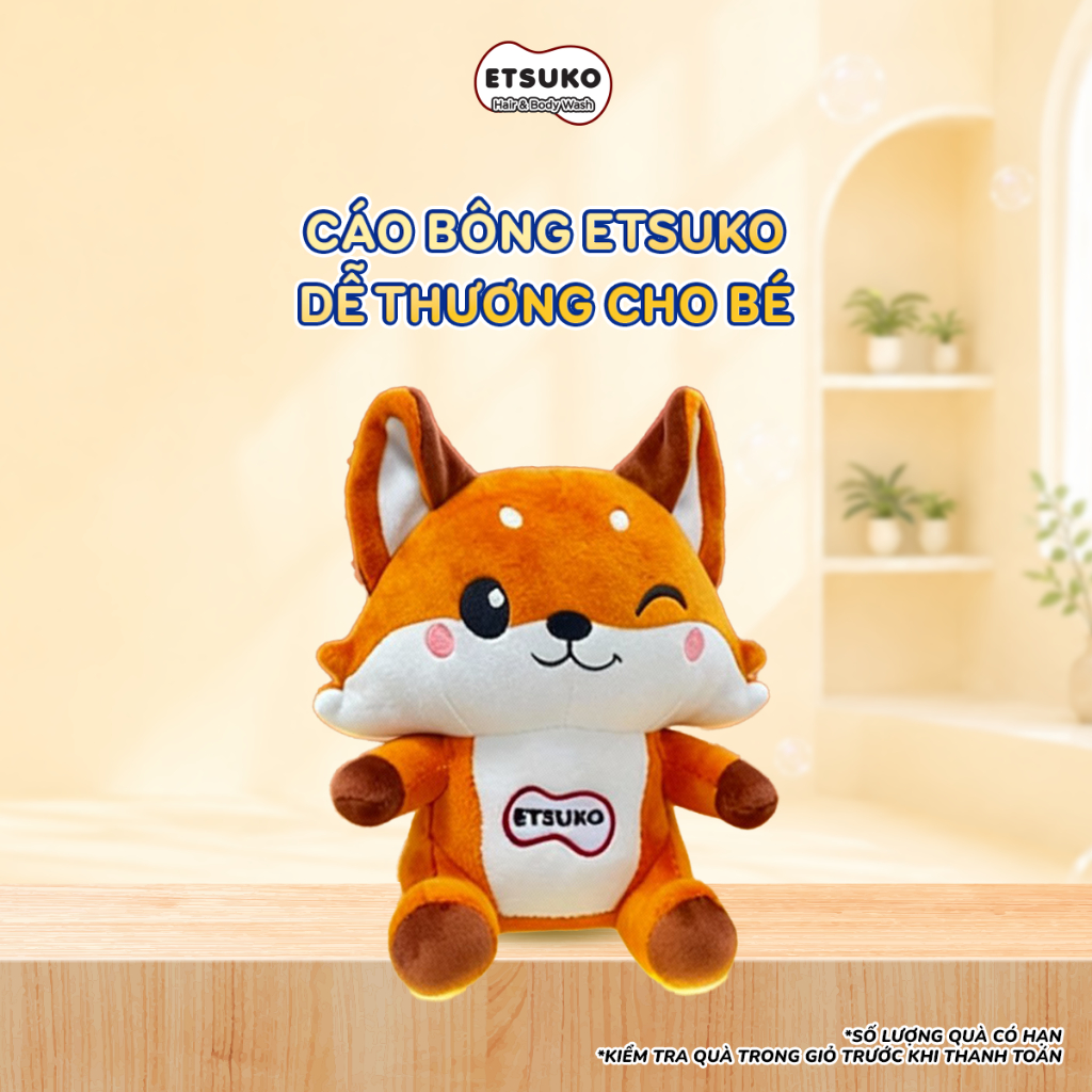 [GIFT] CÁO BÔNG ETSUKO DỄ THƯƠNG CHO BÉ
